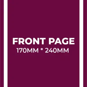 Front Page: £150