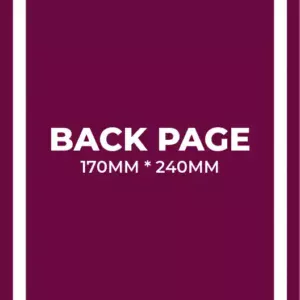 Back Page: £120