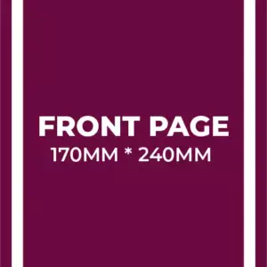 Front Page: £150