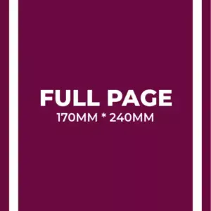 Full Page: £85